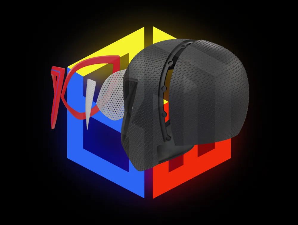 Casque Cosplay Fan-Art - Spider-Man Miles Morales - Imprimé en 3D