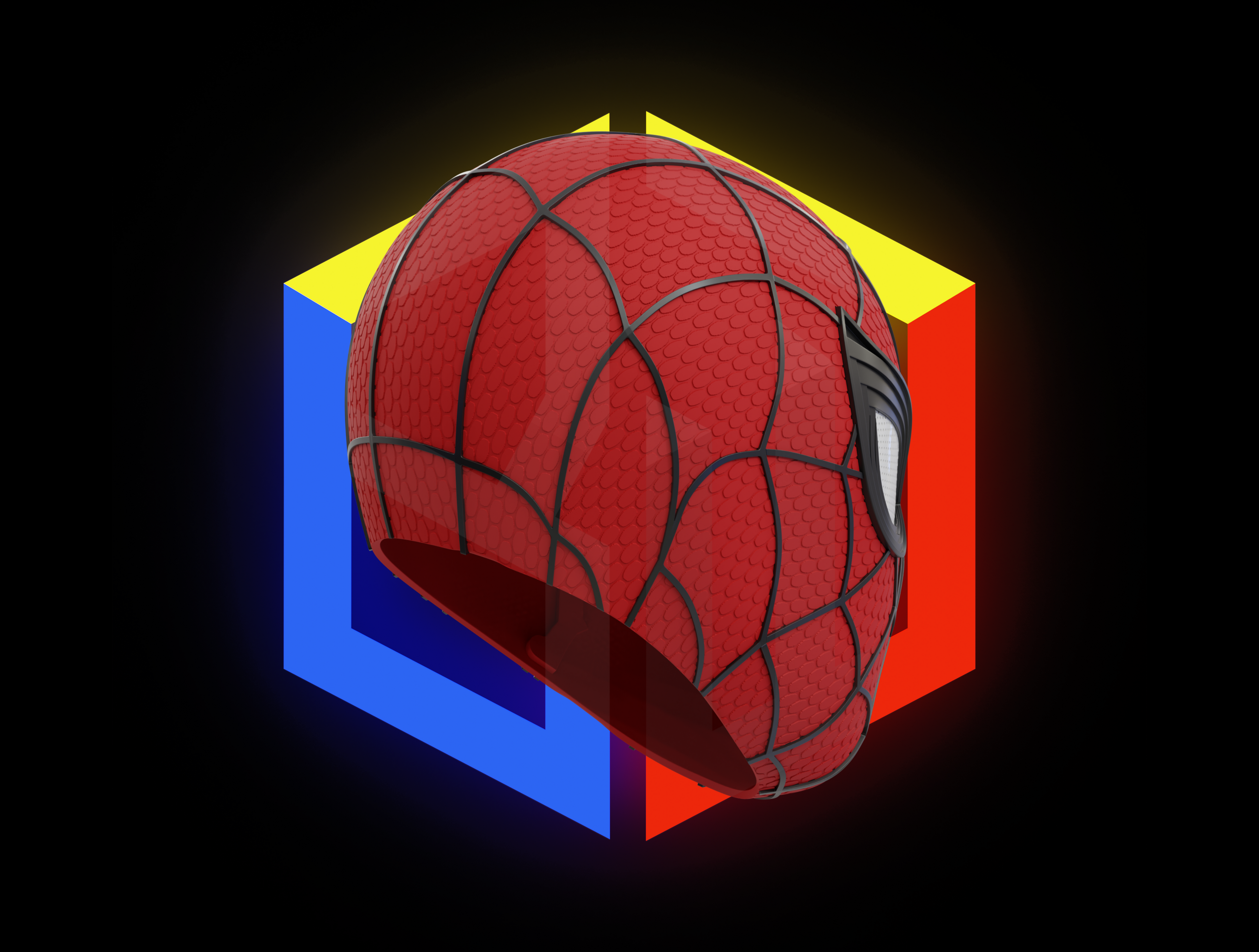 Spider-Man Brand New Day - Casque sur mesure imprimé en 3D - Cosplay - Déguisement