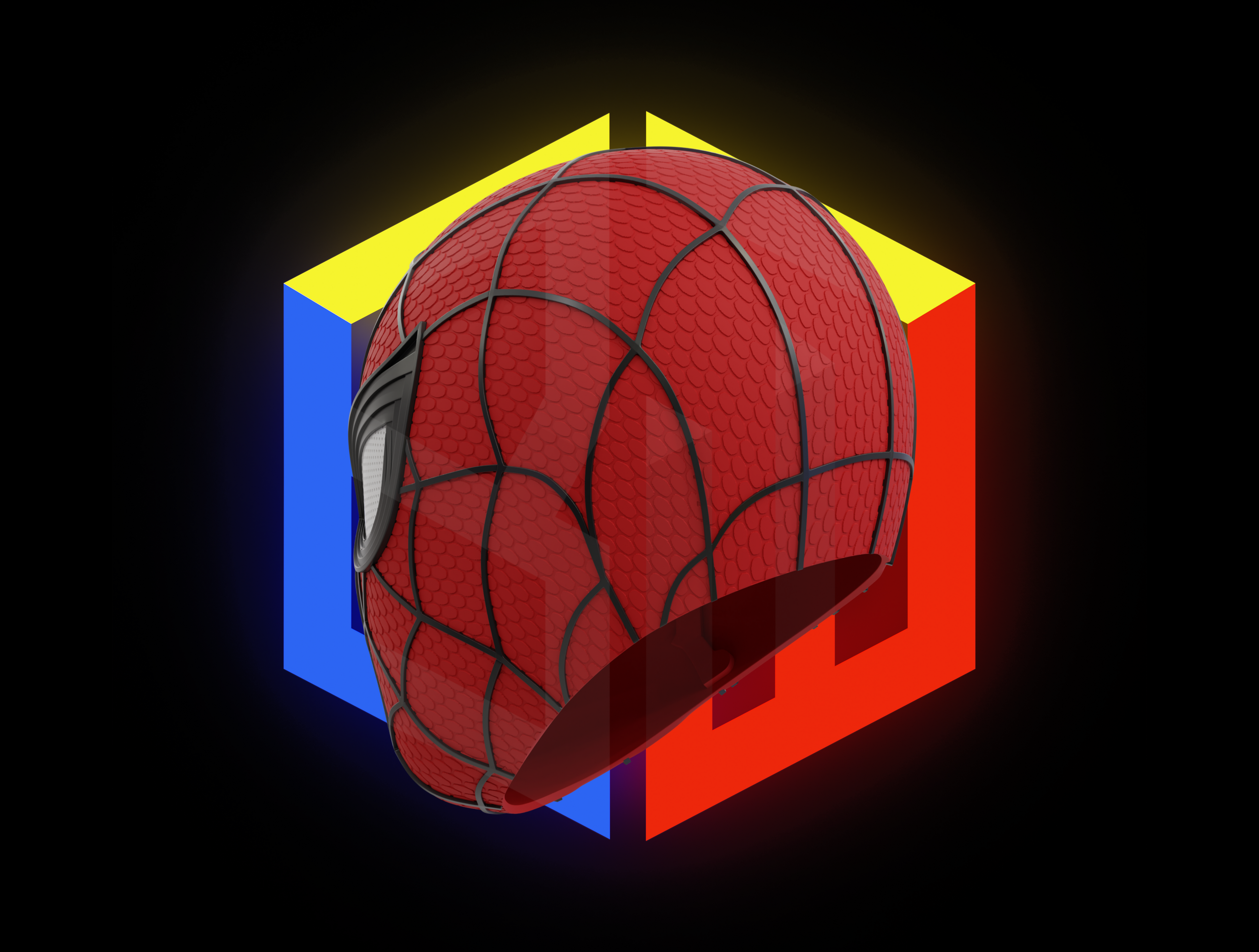 Spider-Man Brand New Day - Casque sur mesure imprimé en 3D - Cosplay - Déguisement