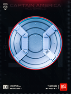 Bouclier Captain America - Dos - Etoile