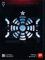 Bouclier Captain America - Eclate - Dos - Etoile