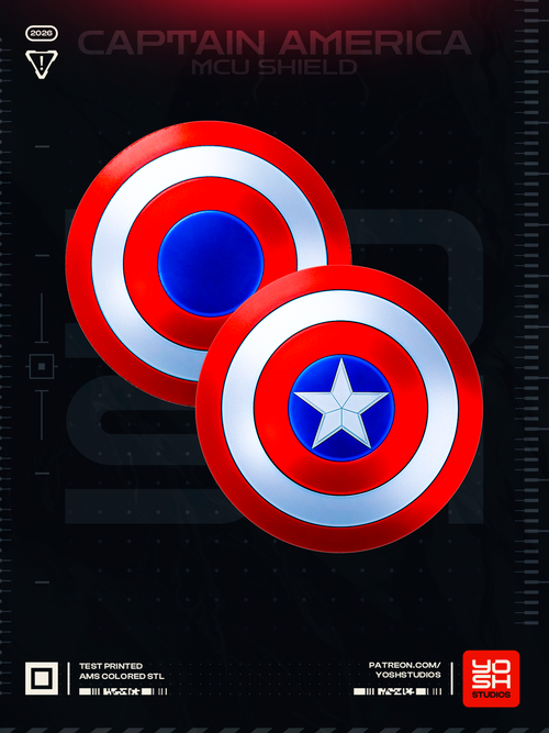 Bouclier Captain America - Face - Variantes