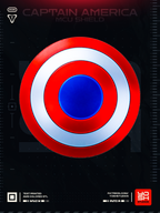 Bouclier Captain America - Face - Vierge