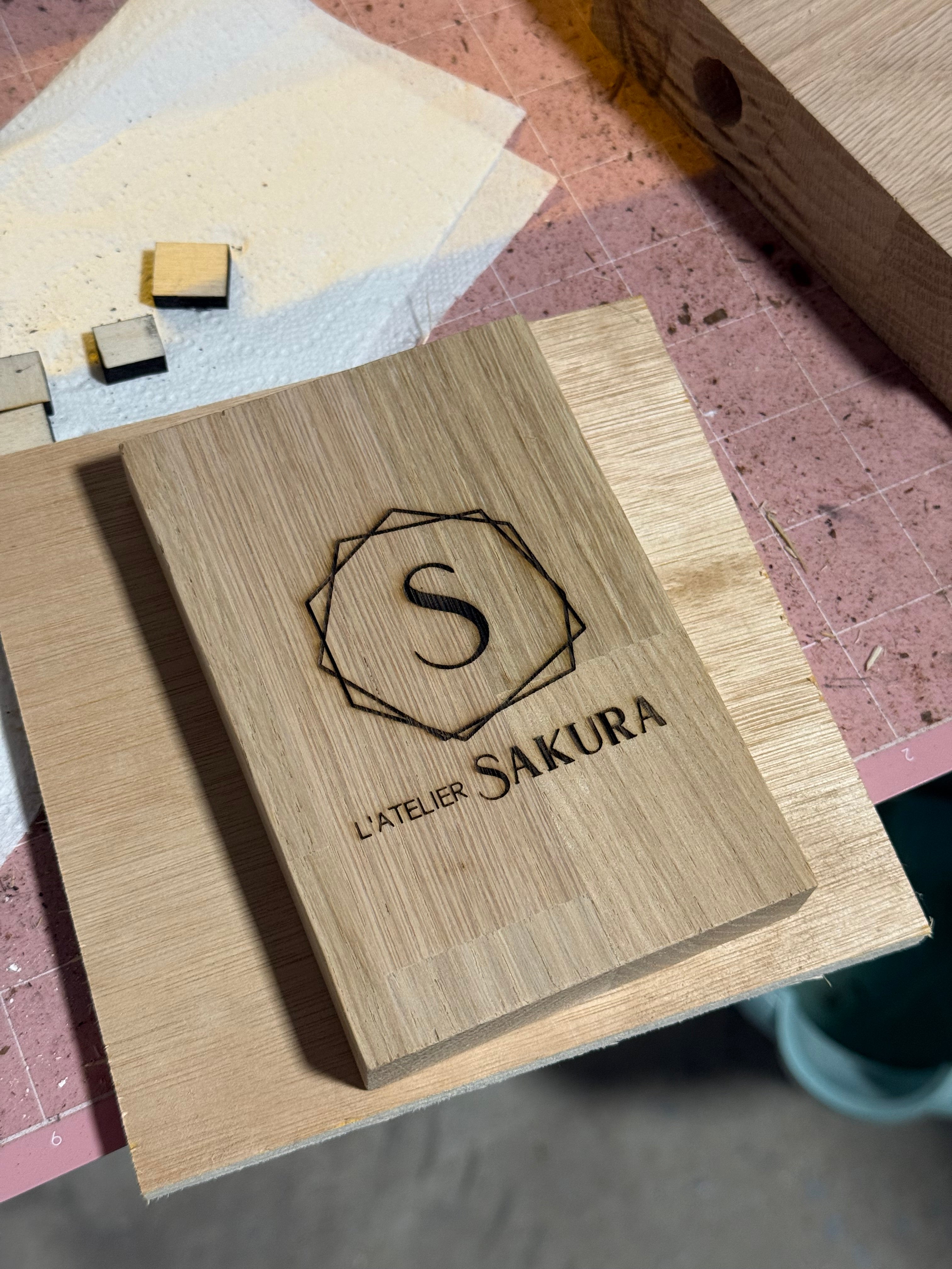 Gravure laser - Panneau pour stand