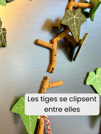 Magnets Lierre Réfrigérateur - Connection branches