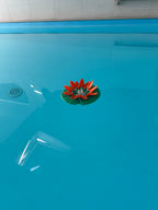 Supports flottants pour verre à vin et bougies, imitation nénuphar, imprimé en 3D