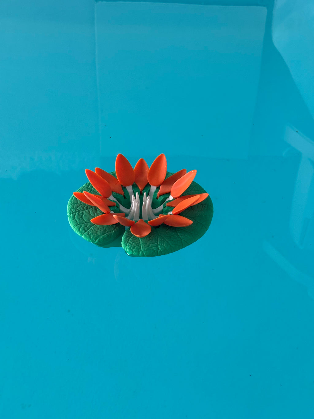 Supports flottants pour verre à vin et bougies, imitation nénuphar, imprimé en 3D
