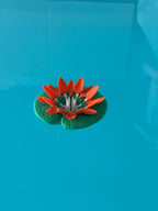 Supports flottants pour verre à vin et bougies, imitation nénuphar, imprimé en 3D