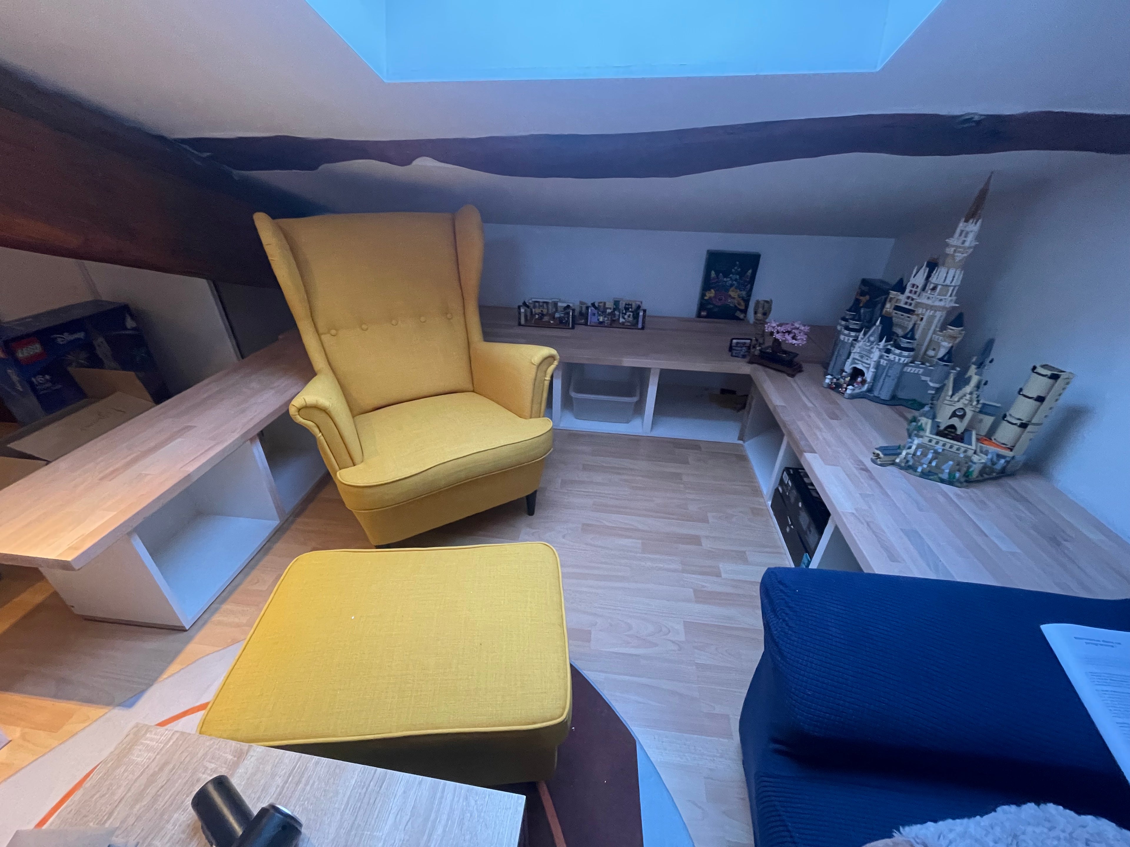 Menuiserie - Meuble sous comble - Coin Lego