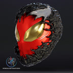 Casque Cosplay Fan-Art - Iron Spider - Imprimé en 3D - Le Front Fuyant
