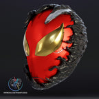 Casque Cosplay Fan-Art - Iron Spider - Imprimé en 3D - Le Front Fuyant