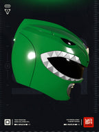 Casque Cosplay Fan-Art - Power Ranger Vert - Imprimé en 3D - Le Front Fuyant