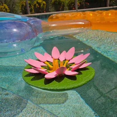 Supports flottants pour verre ou canette, imitation nénuphar, imprimé en 3D